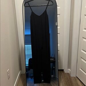 Time and Tru Black Maternity Jumpsuit